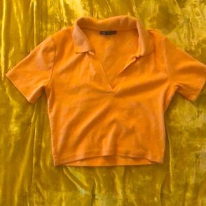 Orange Crop Top